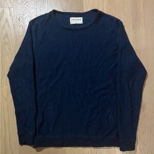 Vintage 90s Vestige Knit Sweater Navy Medium